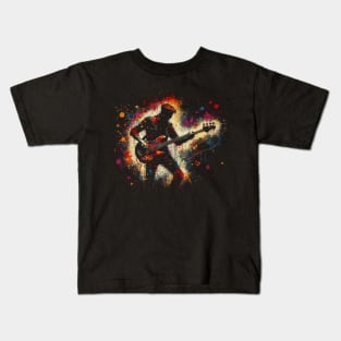 Bass Guitar Player Kids T-Shirt